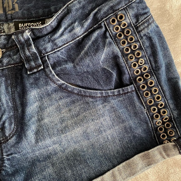Buffalo David Bitton PINTO LOW RISE Jean Short 27 - Picture 3 of 12